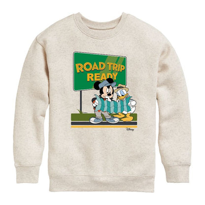 Boys' - Disney - Road Trip Ready Graphic Long Sleeve Fleece Sweatshirt
