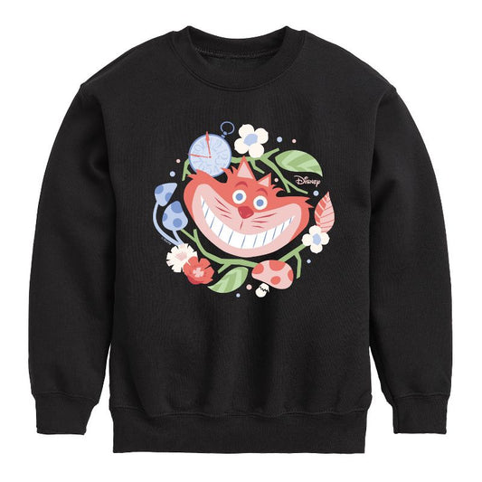 Boys' - Disney - Alice In Wonderland Graphic Long Sleeve Fleece Sweatshirt