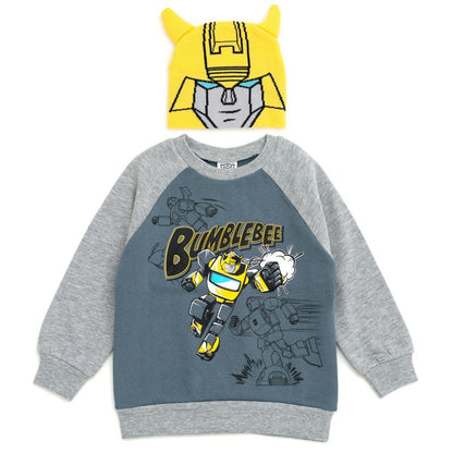 Transformers Fleece Sweatshirt and Cosplay Costume Hat Toddler