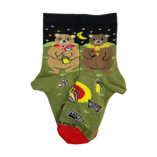 Camping Bears Socks from the Sock Panda (Ages 3-7)
