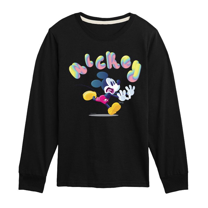 Boys' - Disney - Mickey Run Long Sleeve Graphic T-Shirt