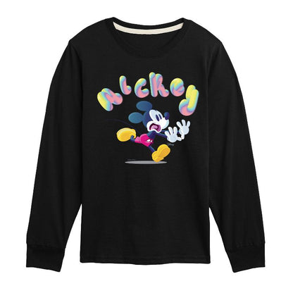 Boys' - Disney - Mickey Run Long Sleeve Graphic T-Shirt