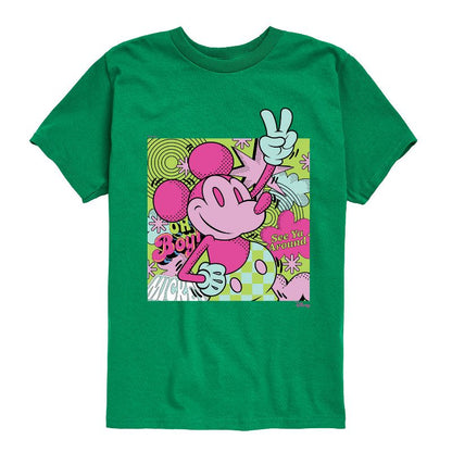 Boys' - Disney - Mickey Mouse Short Sleeve Graphic T-Shirt