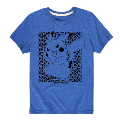 تي شيرت جرافيكي بأكمام قصيرة بنقشة بوكيمون وبيكاتشو للأولاد