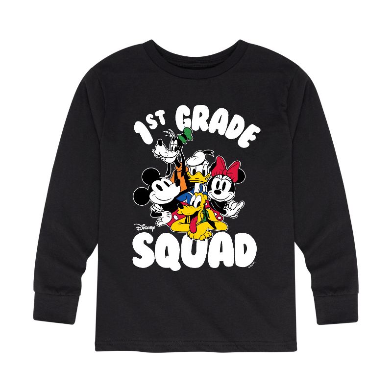 Boys' - Disney - 1st Grade Squad Long Sleeve Graphic T-Shirt