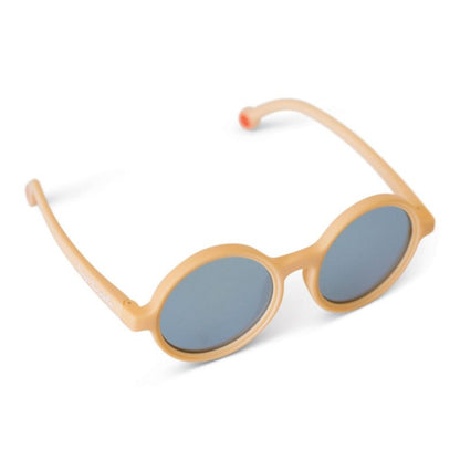 Tiny Twinkle Toddler Round Retro Polarized Flexible Sunglasses with Strap, Ages 0-48 months