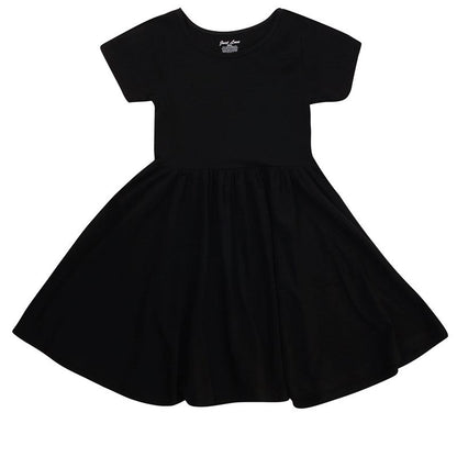 Just Love Girls Twirl Dress Girls Short Sleeve Twirly Skater Dress