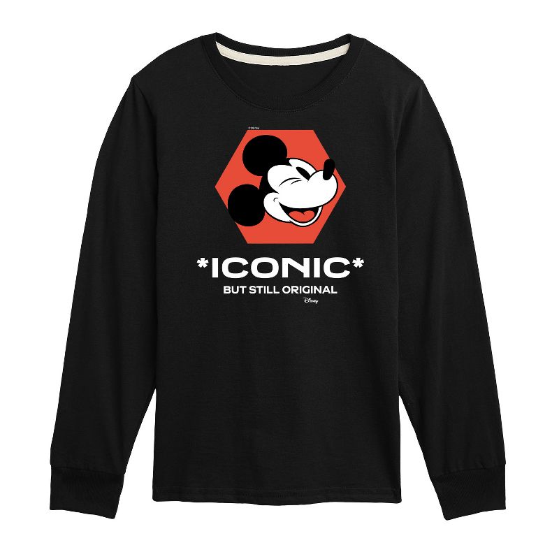 Boys' - Disney - Mickey Mouse Long Sleeve Graphic T-Shirt