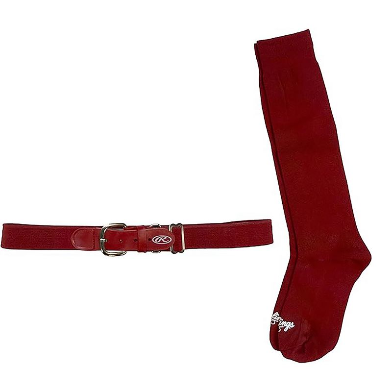 Rawlings Baseball/Softball Belt and Socks Combo Set