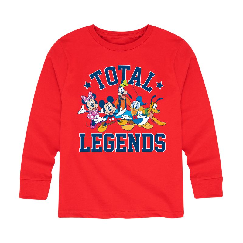 Boys' - Disney - Total Legends Long Sleeve Graphic T-Shirt