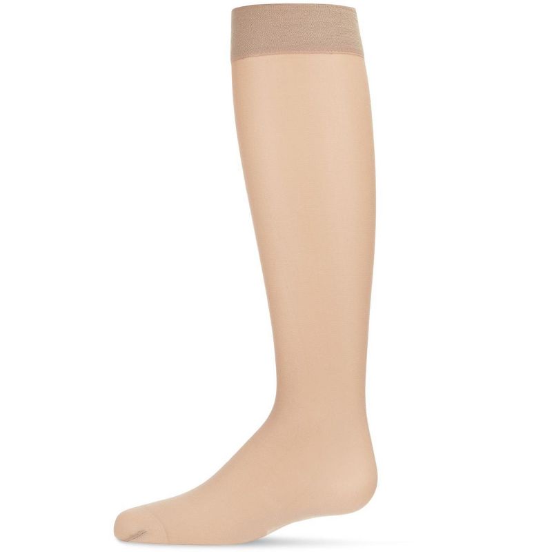 Memoi Girls' Basic Sheer Knee Highs