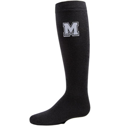 Memoi Girls' Varsity Knee-High Socks