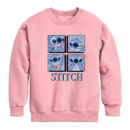 Boys' - Disney - Lilo & Stitch Graphic Long Sleeve Fleece Sweatshirt