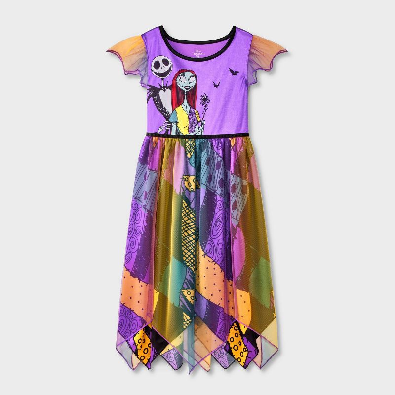 Girls' Nightmare Before Christmas Fantasy NightGown - Purple