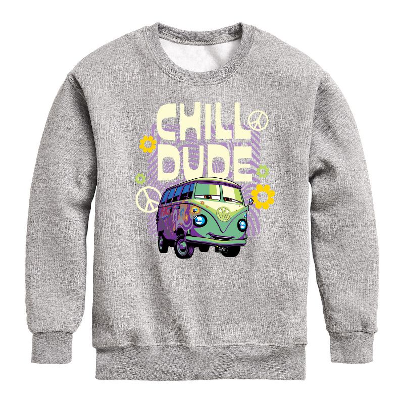 Boys' - Disney - Filmore Says Chill Dude Graphic Long Sleeve Fleece Sweatshirt