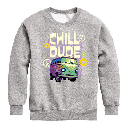 Boys' - Disney - Filmore Says Chill Dude Graphic Long Sleeve Fleece Sweatshirt