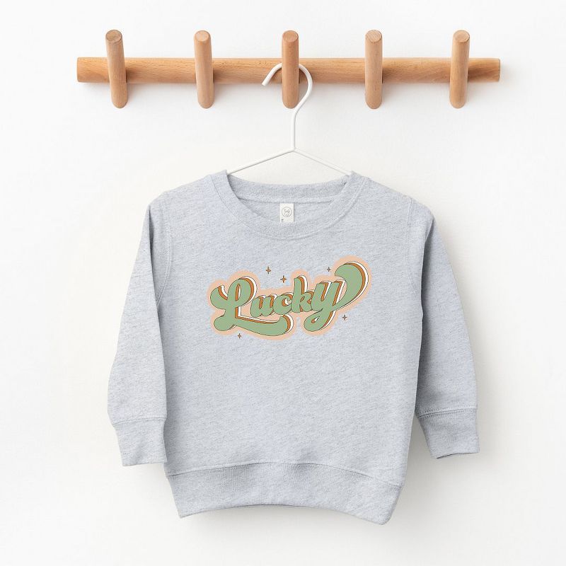 The Juniper Shop Lucky Retro Stars Toddler Graphic Sweatshirt