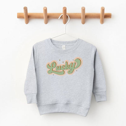 The Juniper Shop Lucky Retro Stars Toddler Graphic Sweatshirt