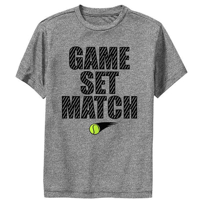 Boy's Lost Gods Game Set Match Tennis Performance Tee