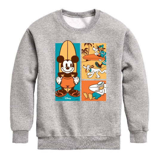 Boys' - Disney - Mickey & Friends Graphic Long Sleeve Fleece Sweatshirt