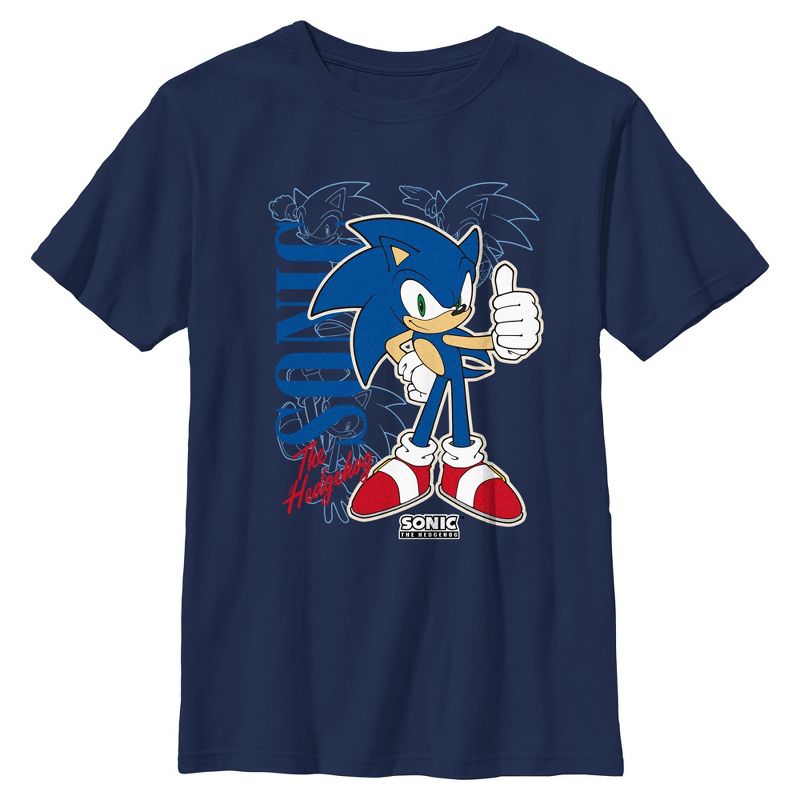 Boys Sonic the Hedgehog Thumbs Up T Shirt