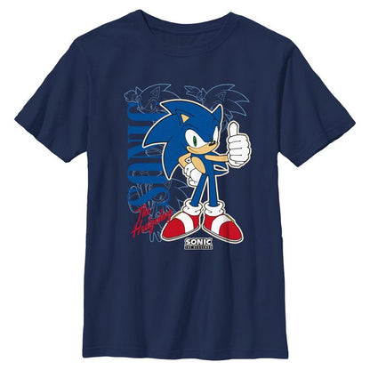 Boys Sonic the Hedgehog Thumbs Up T Shirt