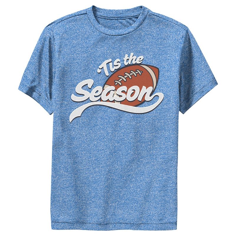 Boy's Lost Gods Football Tis the Season Performance Tee