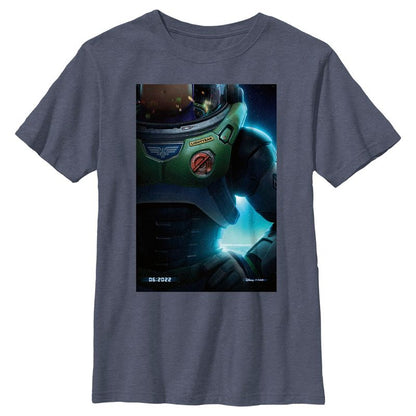 تي شيرت بطباعة بدلة الفضاء لايتيير للأولاد