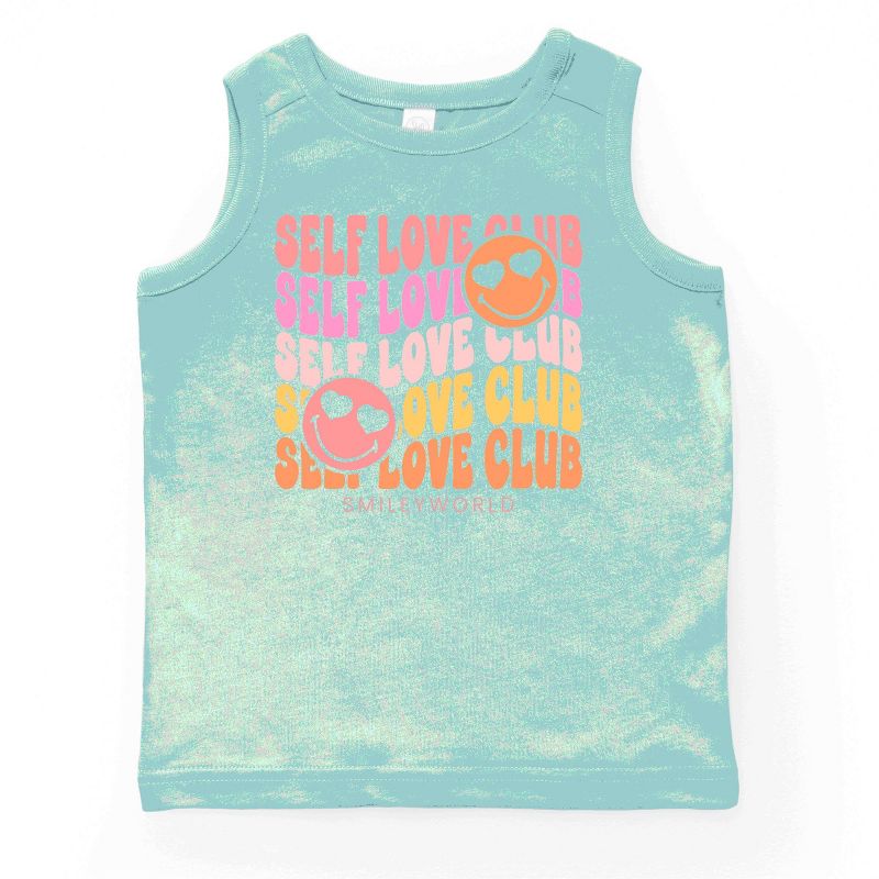 بلوزة بدون أكمام للشباب من مجموعة The Juniper Shop SmileyWorld Self Love Club Wave