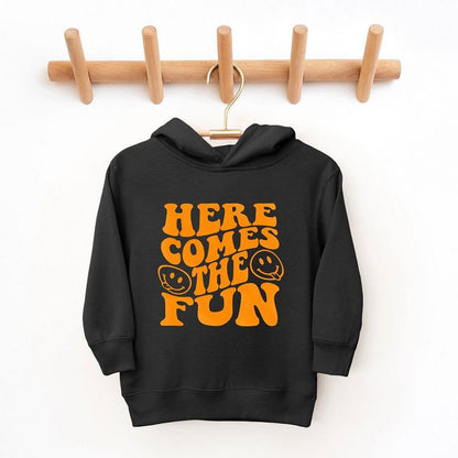The Juniper Shop Here Comes The Fun Puff Print Toddler Graphic Hoodie