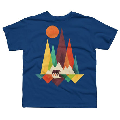 تي شيرت بتصميم الدب الجبلي من راديومود للأولاد