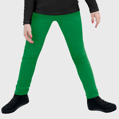 City Threads USA-Made Girls Soft Fleece Comfortable & Stylish Stretch Leggings for Toddlers/Kids (Part 2)