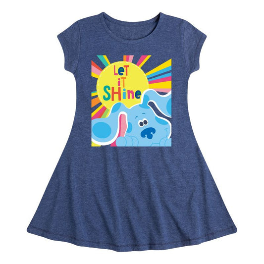 Girls' - Blue's Clues & You! - Let It Shine Fit & Flair Cap Sleeve Dress