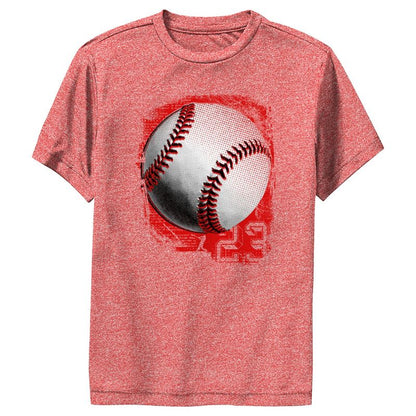 Boy's Lost Gods Distressed Baseball Print Performance Tee