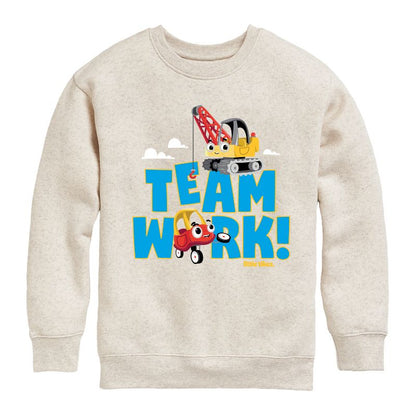 Boys' - Little Tikes - Teamwork Makes the Dream Work Graphic Long Sleeve Fleece Sweatshirt