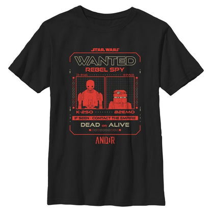 تي شيرت Star Wars للأولاد: Andor K-2SO وB2EMO Dead or Alive