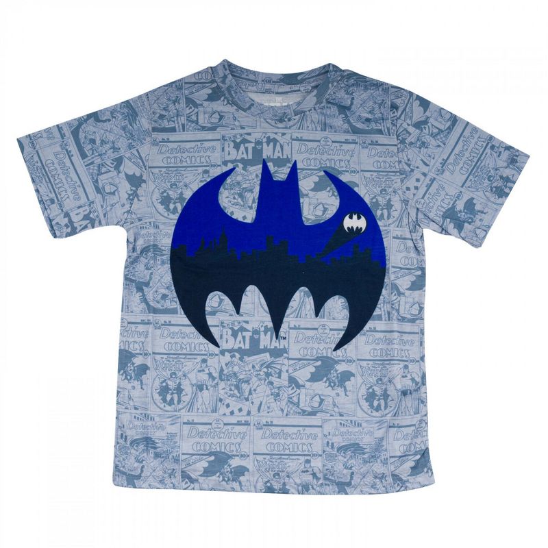 Kids Batman Cityscape Detective Comics T-Shirt