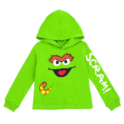 تي شيرت بأكمام طويلة وغطاء رأس من Sesame Street مناسب للعائلة، مناسب للأطفال الصغار