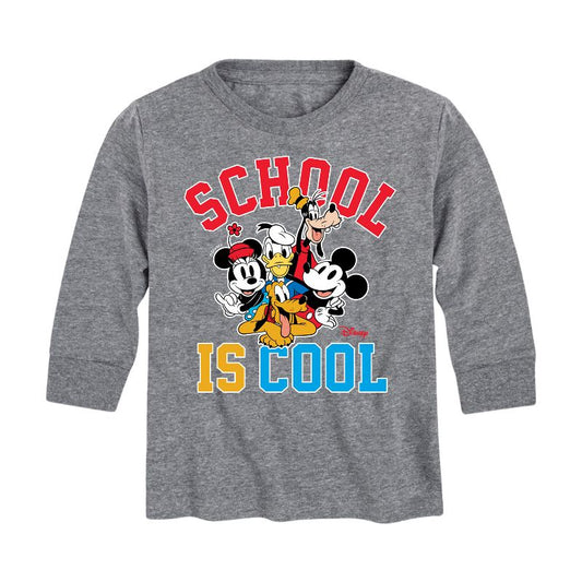 Boys' - Disney - School Is Cool Long Sleeve Graphic T-Shirt
