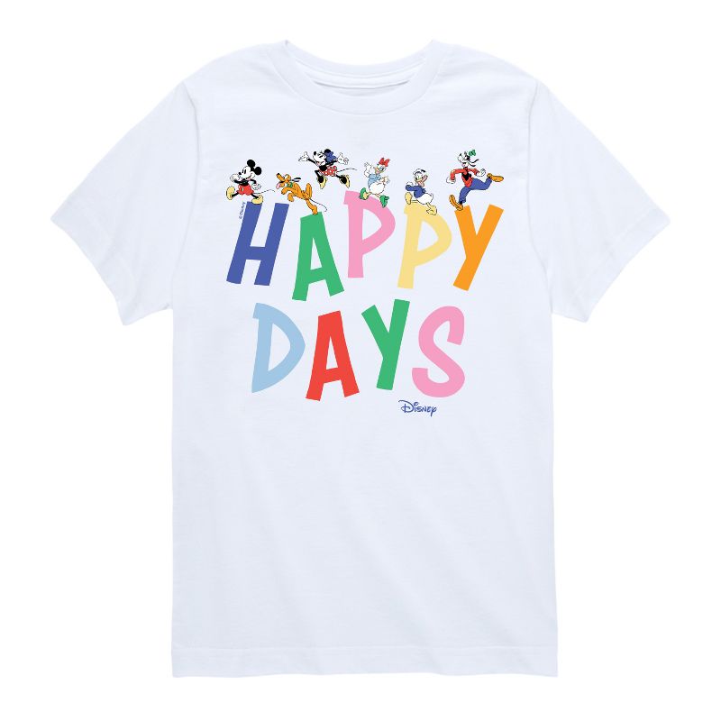 Boys' - Disney - Mickey & Crew Short Sleeve Graphic T-Shirt