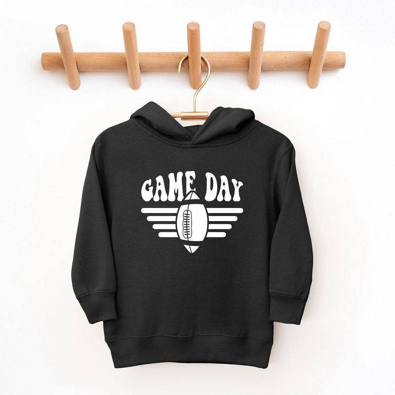 The Juniper Shop Football Game Day Stripes Toddler Graphic Hoodie