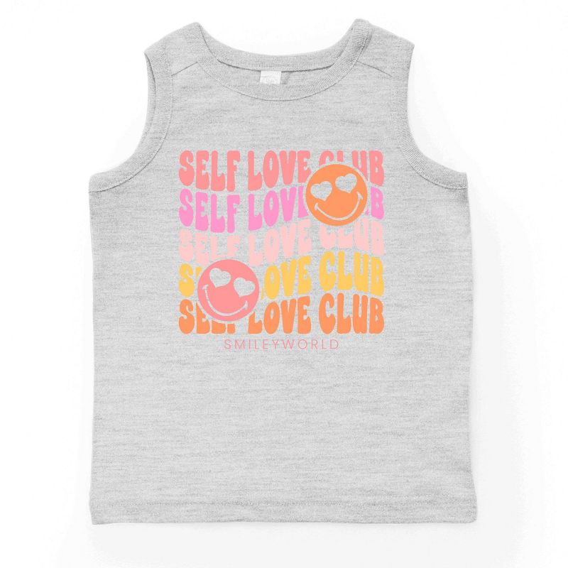 بلوزة بدون أكمام للشباب من مجموعة The Juniper Shop SmileyWorld Self Love Club Wave