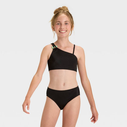 Girls' 'I Heart It' Solid Bikini Set - Cat & Jack™