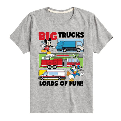 Boys' - Disney - Big Trucks & Loads of Fun Short Sleeve Graphic T-Shirt