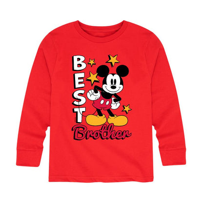 Boys' - Disney - Best Brother Long Sleeve Graphic T-Shirt