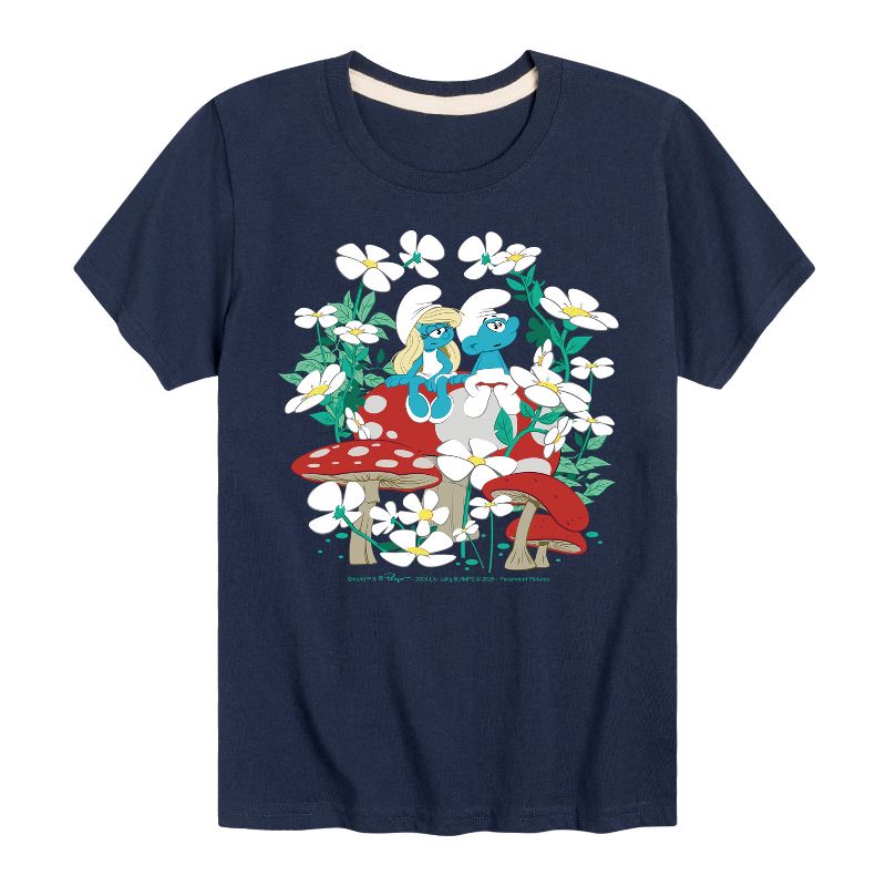 Boys' - Smurfs -  Short Sleeve Graphic T-Shirt