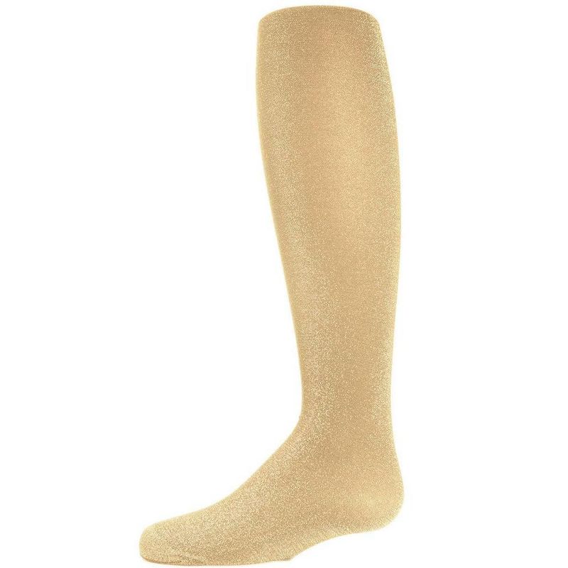 Memoi Girls' Shining Star Shimmer Tights