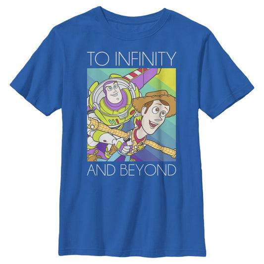 تي شيرت قوس قزح من Toy Story Infinity and Beyond للأولاد