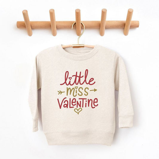 The Juniper Shop Little Miss Valentine Youth Ultra-Soft Graphic Sweatshirt