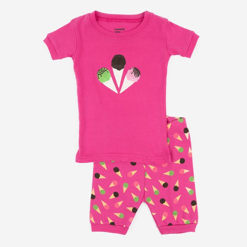 Leveret Kids Cotton Short Pajamas - Classic Prints